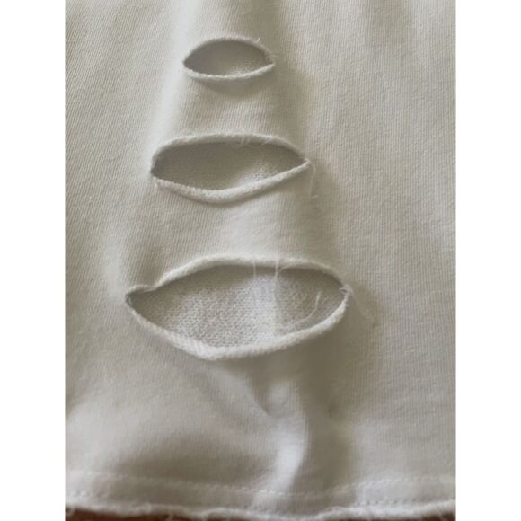 Easel Los Angeles Acid Green Ombre Distressed Hoodie Tee Unisex Size M - Picture 3 of 6